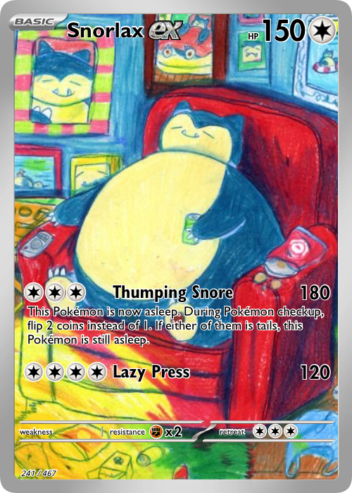 Snorlax Fan Art Card