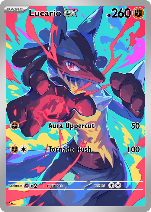 Lucario Fan Art Card
