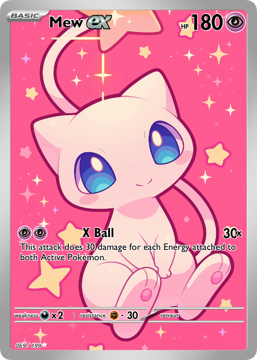 Mew Fan Art Card