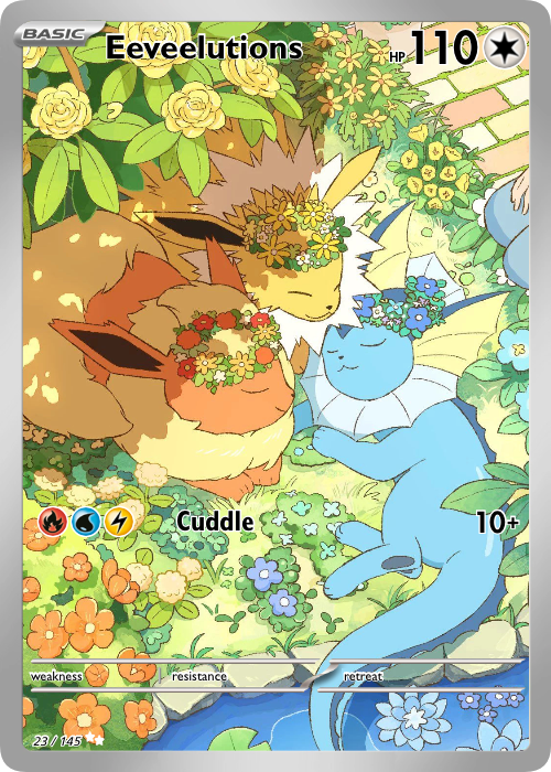 Eeveelutions Fan Art Card