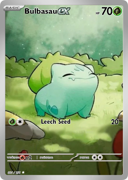 Bulbasaur Fan Art Card