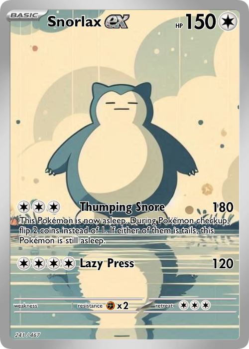 Snorlax Fan Art Card