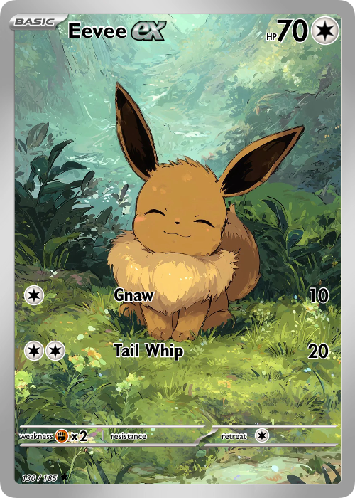 Eevee Fan Art Card