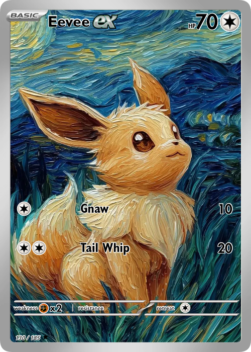 Eevee Fan Art Card
