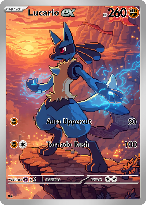 Lucario Fan Art Card