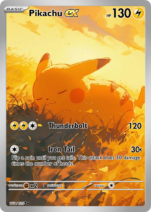 Pikachu Fan Art Card