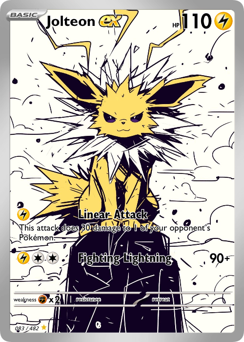 Jolteon Fan Art Card