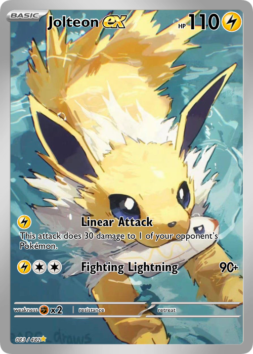 Jolteon Fan Art Card
