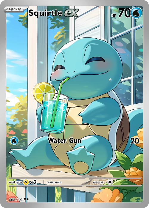 Squirtle Fan Art Card