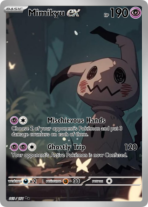 Mimikyu Fan Art Card