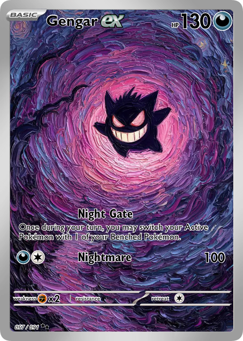 Gengar Fan Art Card