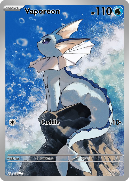 Vaporeon Fan Art Card