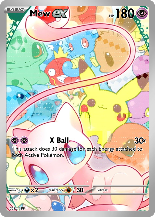 Mew and Friends Fan Art Card