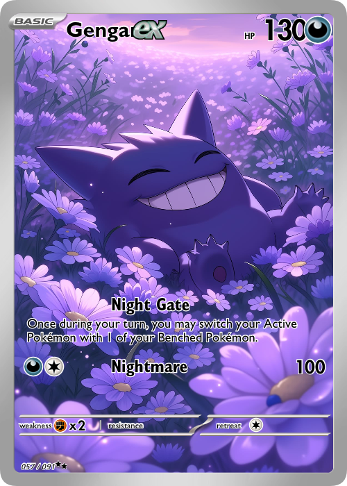 Gengar Fan Art Card