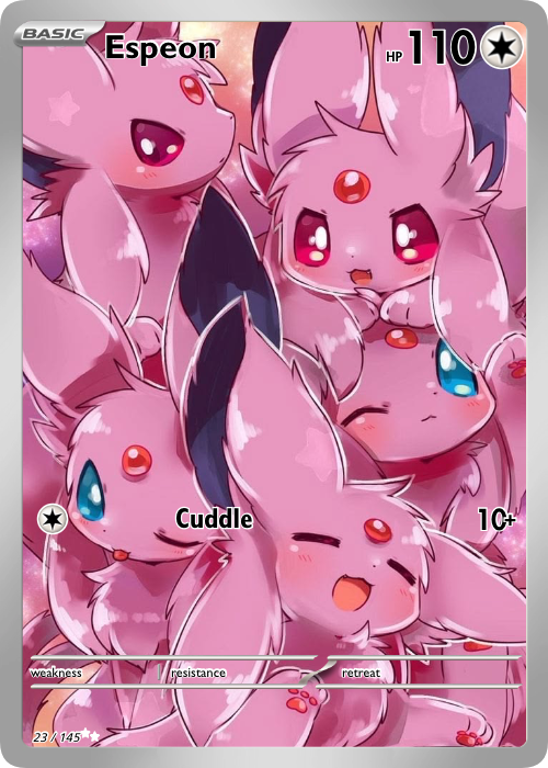 Espeon Fan Art Card