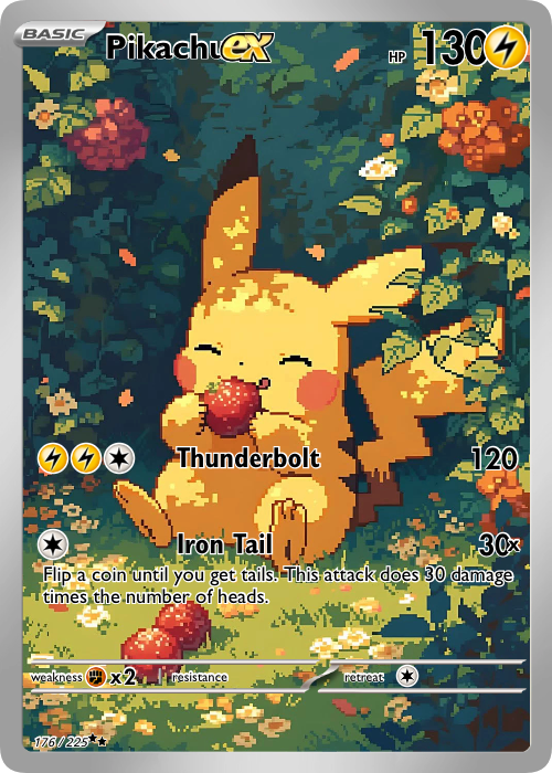 Pikachu Fan Art Card