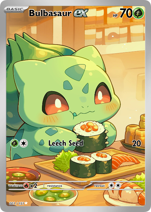 Bulbasaur Fan Art Card