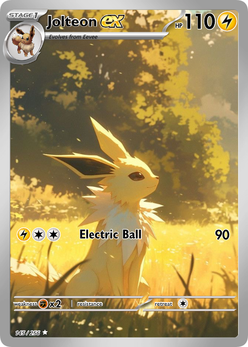 Jolteon Fan Art Card