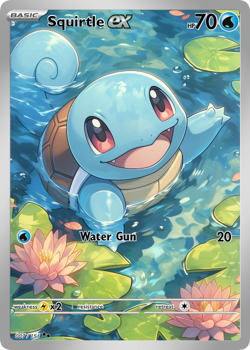 Squirtle Fan Art Card