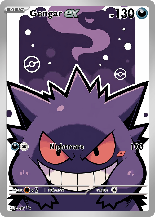 Gengar Fan Art Card