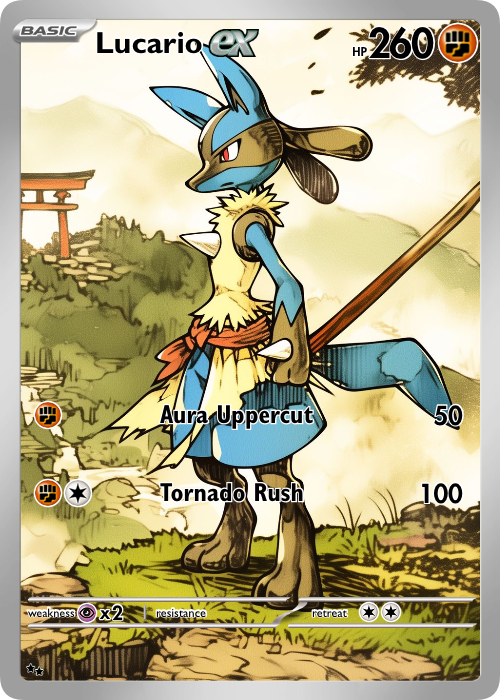 Lucario Fan Art Card