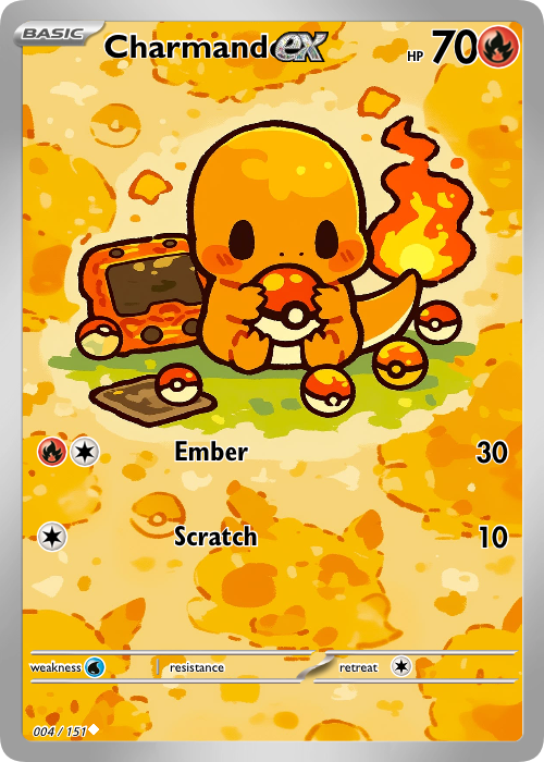 Charmander Fan Art Card