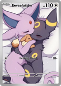 Espeon, Umbreon and Eevee Fan Art Card