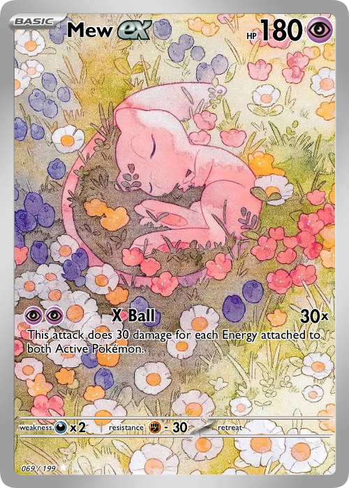 Mew Fan Art Card